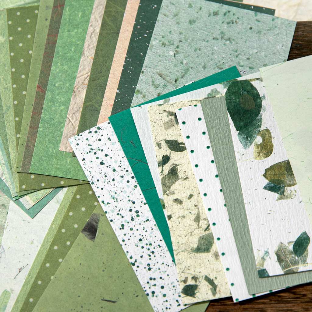Vintage Junk Journal Scrapbooking Paper - 50枚入り ヴィンテージ素材紙 スクラップブッキングペーパー DIY ジャンクジャーナル コラージュデコレーション
