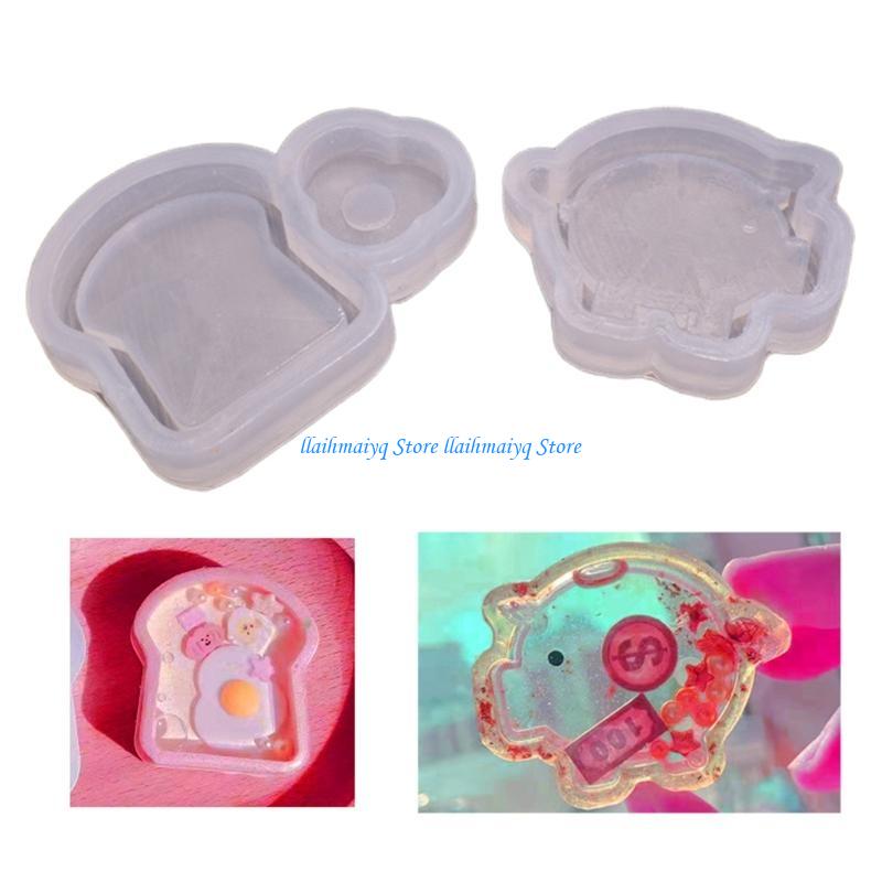 Silicone Epoxy Resin Molds Set - 573B 流砂樹脂金型かわいいシリコンモールド樹脂アートシェーカーモールド手作り