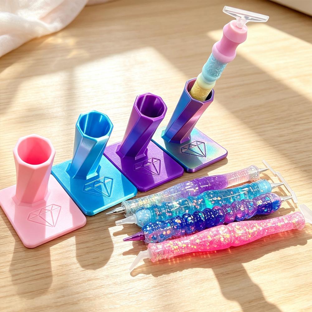 Painting Supplies - ドットペンスタンド 3Dプリント ダイヤモンドペインティングペンホルダー デスクトップオーガナイザー ドリルペン ドットツール