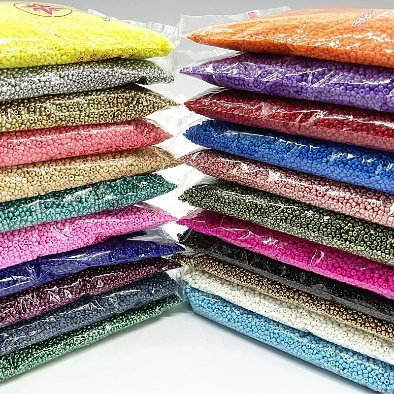 Glass Seed Beads 2Mm Jewelry Making - 10 グラム 2 ミリメートル 3 ミリメートル