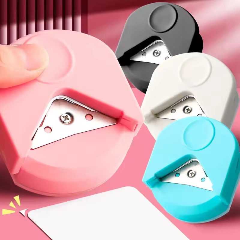 Scrapbooking - R4コーナーラウンダー ポータブルペーパーカッター カードフォトカッター 直角トリミングカッター DIY手作りスクラップブックツール
