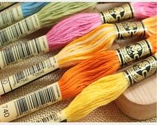 Cotton Embroidery Thread Skeins - OneRoom フランス DMC 刺繍糸 -- 447本の旧色糸
