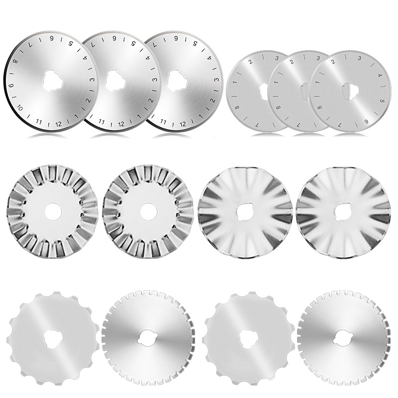Rotary Cutter For Fabric 45Mm - 1個入り 28/45mm ロータリーカッターブレード 丸型キルティングブレード ロータリー交換用カッティングブレード キルティング生地縫製クラフト用