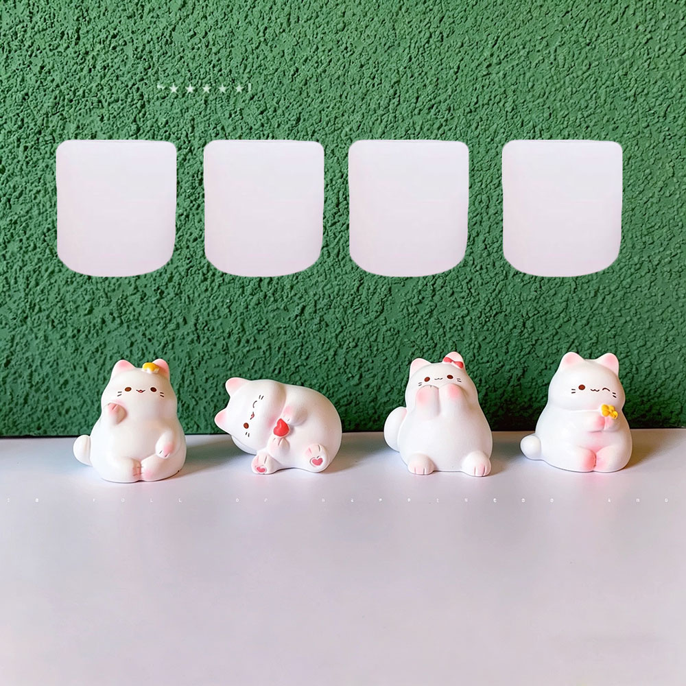 Silicone Epoxy Resin Molds Set - 3D 猫シリコンモールドセット石膏キャンドル石鹸エポキシ樹脂ポリマー粘土 DIY もちもちおもちゃホームデスク装飾