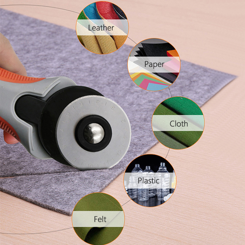 レザークラフトカッター 45 ミリメートルロータリーカッター - Rotary Cutter For Fabric 45Mm のレビューと価格