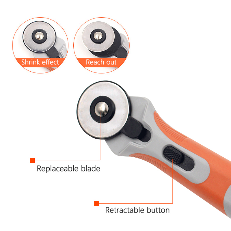 レザークラフトカッター 45 ミリメートルロータリーカッター - Rotary Cutter For Fabric 45Mm のレビューと価格
