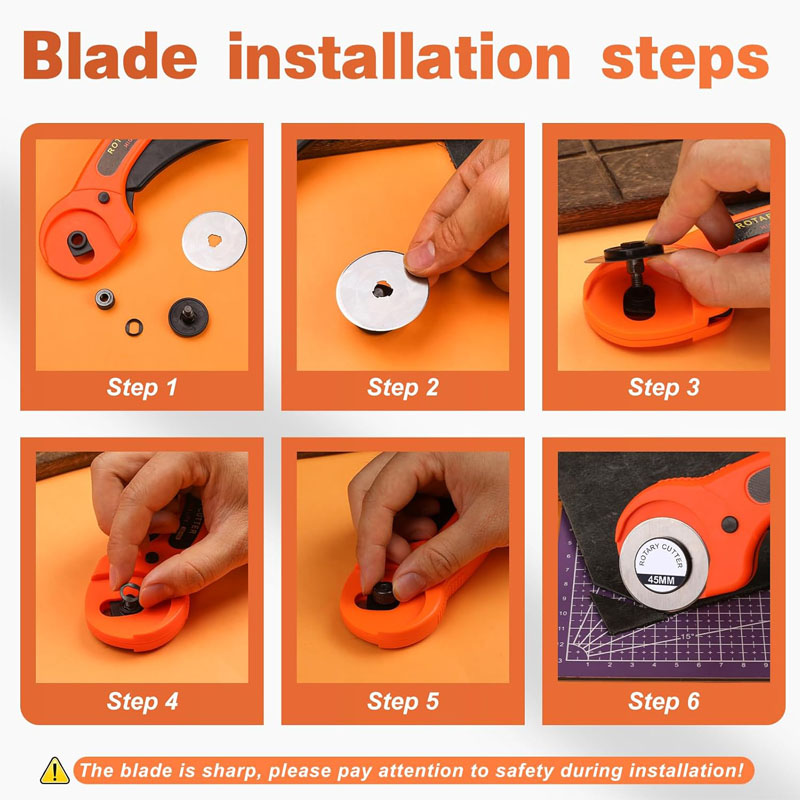 生地ロータリーカッター 45 ミリメートルブレードカード紙縫 - Rotary Cutter For Fabric 45Mm のレビューと価格