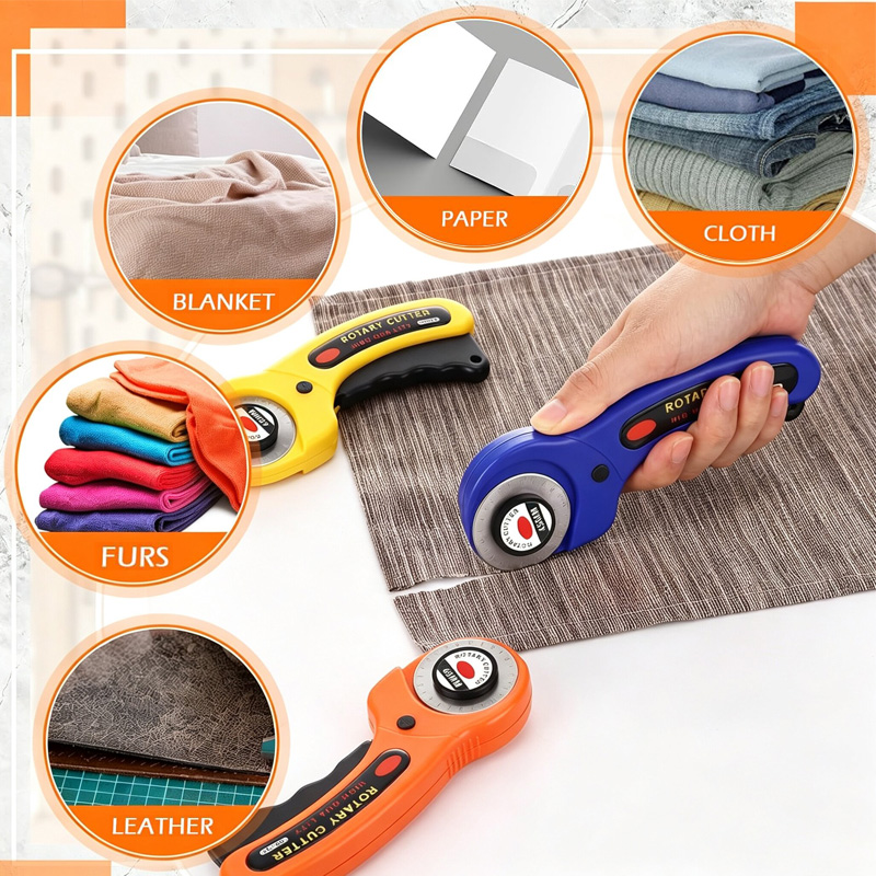 生地ロータリーカッター 45 ミリメートルブレードカード紙縫 - Rotary Cutter For Fabric 45Mm のレビューと価格