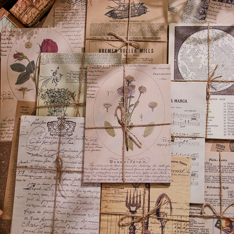 30 個ヴィンテージスクラップブッキング紙装飾用品 DIY  - Vintage Junk Journal Scrapbooking Paper のレビューと価格