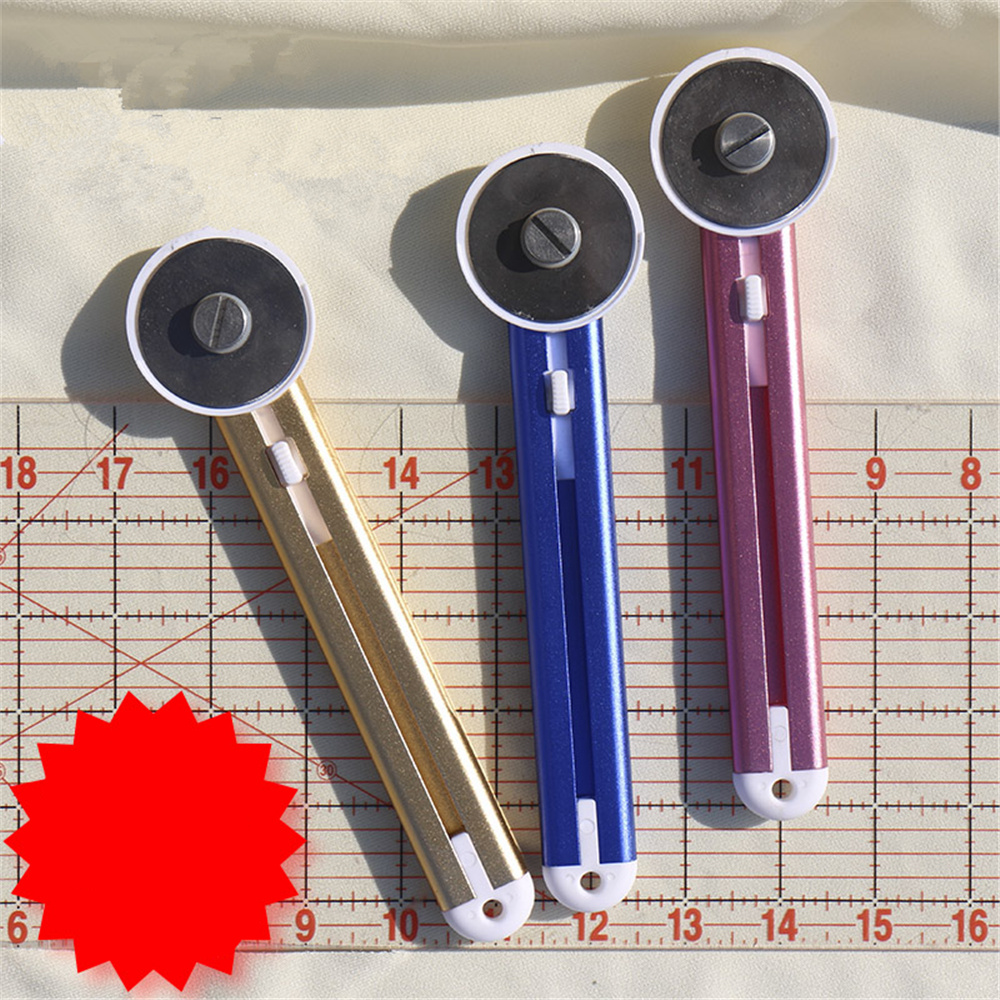 45mm布地ロータリーカッター パッチワークローラーホイール - Rotary Cutter For Fabric 45Mm のレビューと価格