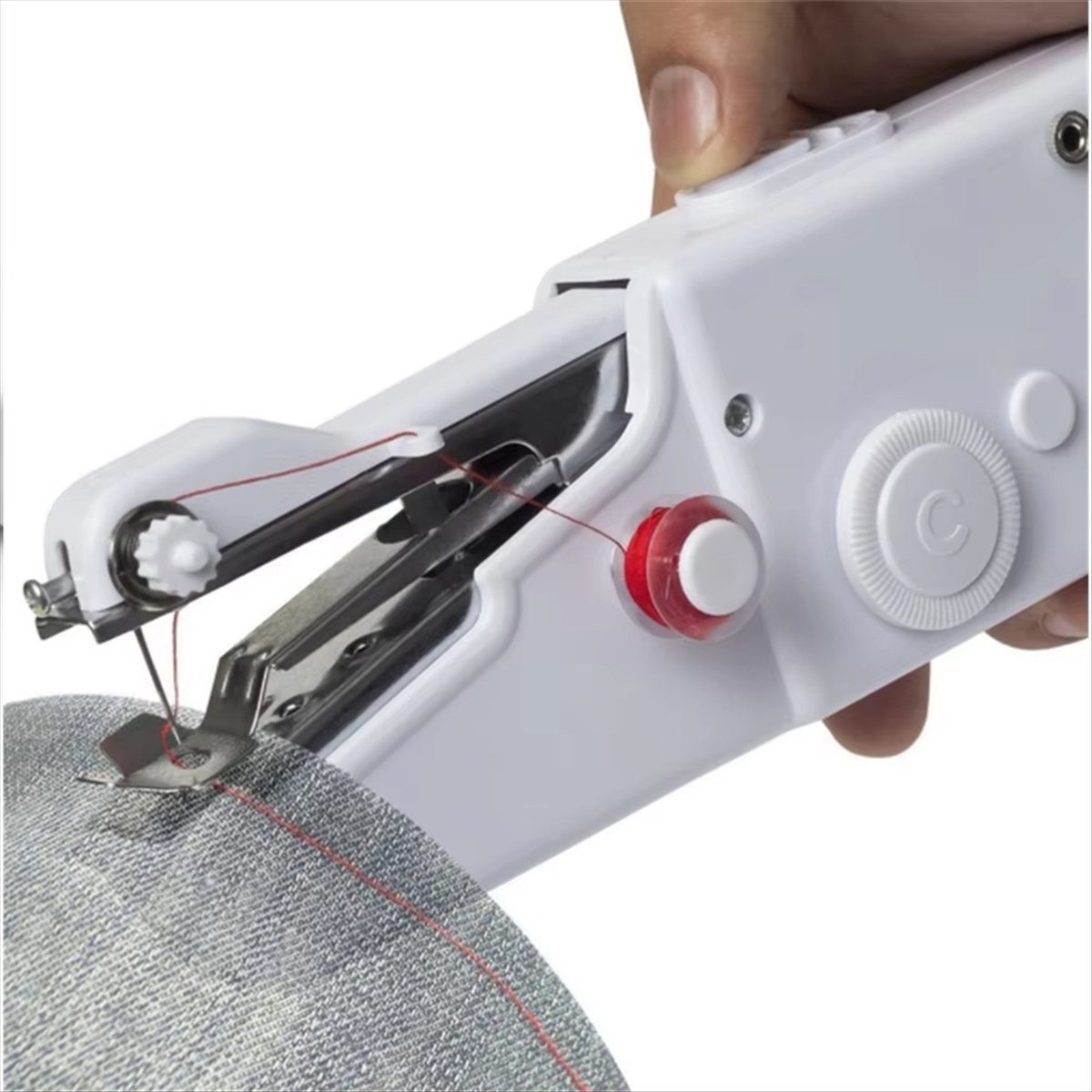 SSRミニミシン ハンドヘルドポータブル電動ミシン 手芸用  - Mini Electric Sewing Machine Handheld のレビューと価格