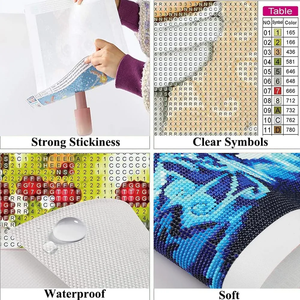ダイヤモンドペインティング,ペインティング,キットあたり5d - 5D Diamond Painting Kit Full Drill のレビューと価格
