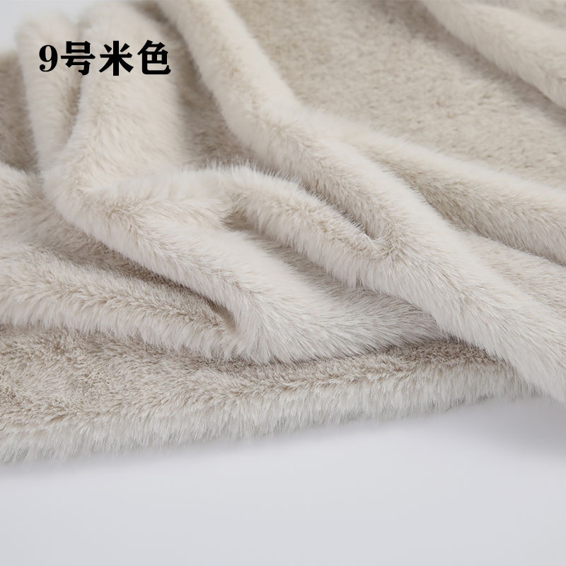 高低パイルフェイクプラッシュ生地、模造毛皮素材、衣類の襟、ス - Sewing のレビューと価格