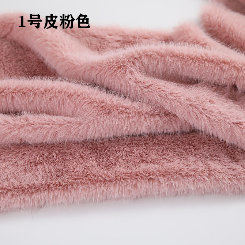 高低パイルフェイクプラッシュ生地、模造毛皮素材、衣類の襟、ス - Sewing のレビューと価格
