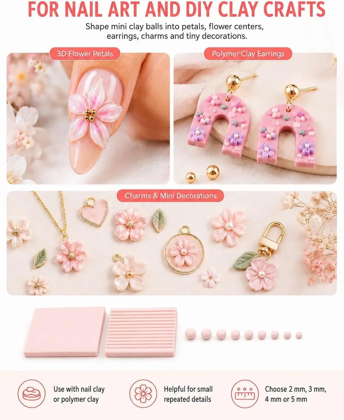 4個入り 3Dプリントクレイジェルボールメーカーツール、3D - Beading のレビューと価格