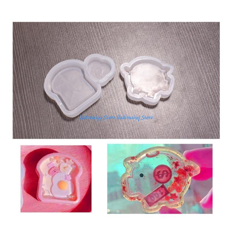 573B 流砂樹脂金型かわいいシリコンモールド樹脂アートシェ - Silicone Epoxy Resin Molds Set のレビューと価格
