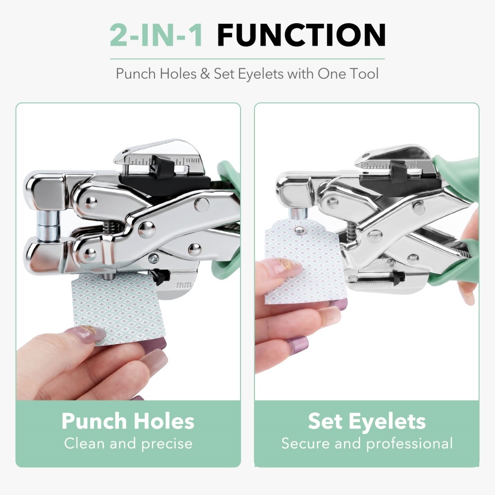 グロメットツールキット ハンドヘルド穴あけプライヤー バック - Sewing のレビューと価格