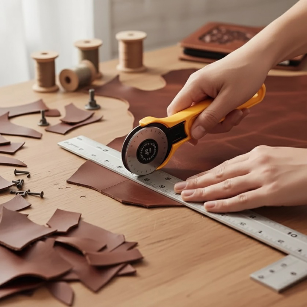 45 ミリメートルロータリー生地カッターレザークラフト切削工 - Rotary Cutter For Fabric 45Mm のレビューと価格