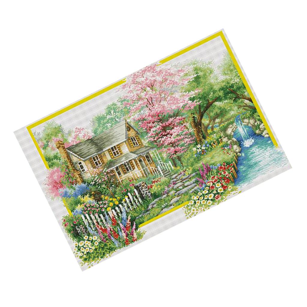 スタンプ付きクロスステッチキット コットンプリント刺繍キット - Cross Stitch Stamped Kits Beginners のレビューと価格