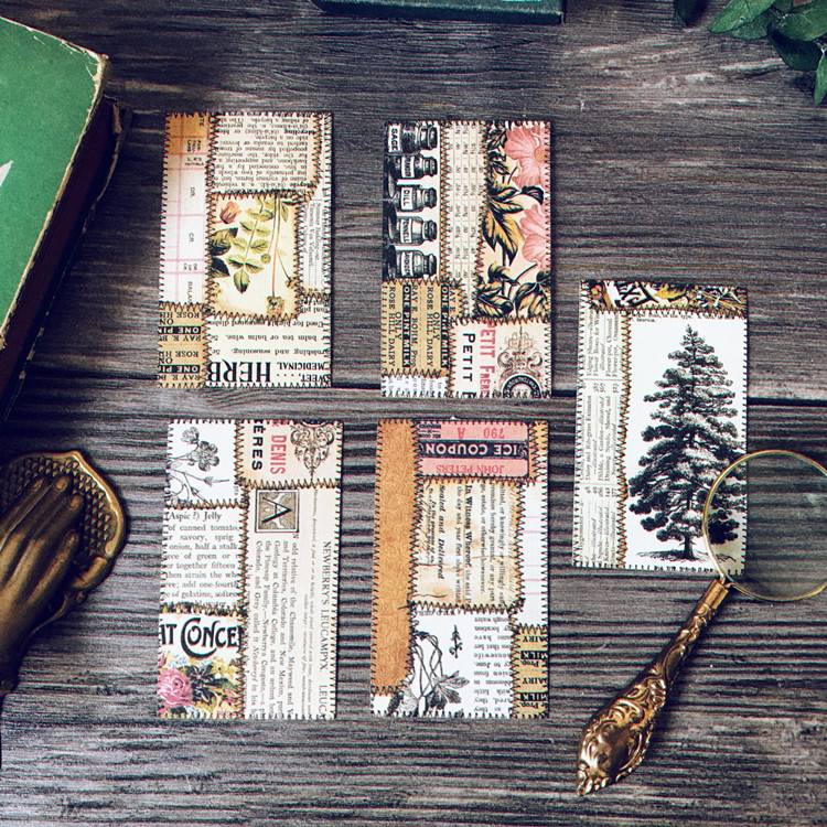 10枚入り ヴィンテージ風 花柄 カードストック クラフトペ - Vintage Junk Journal Scrapbooking Paper のレビューと価格