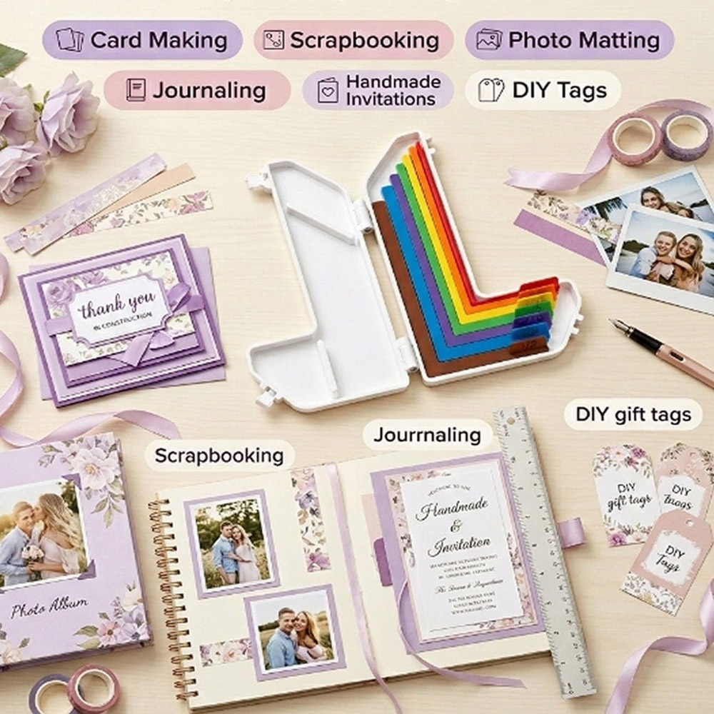 ペーパークラフト アライメント ガイド セット 収納ボックス - Scrapbooking のレビューと価格