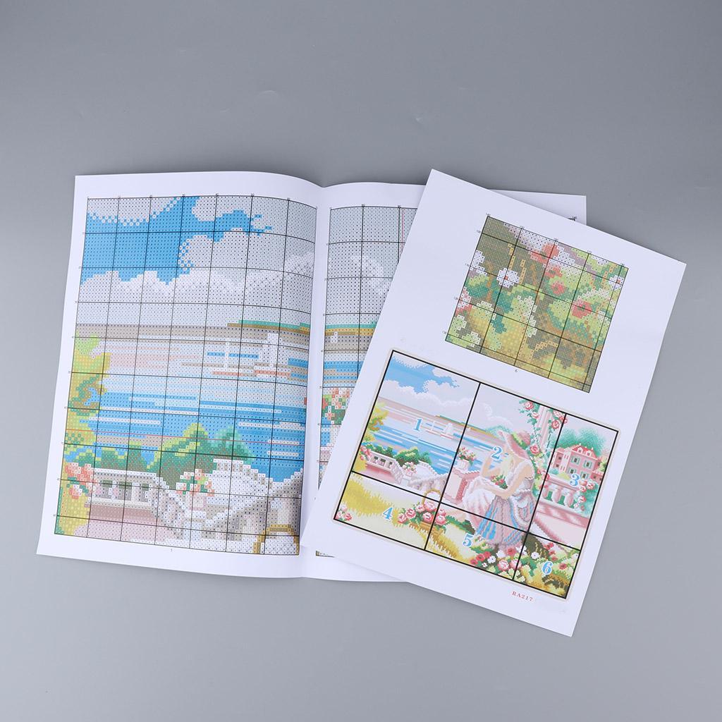 スタンプ付きクロスステッチキット、プリプリントパターン、コッ - Cross Stitch Stamped Kits Beginners のレビューと価格