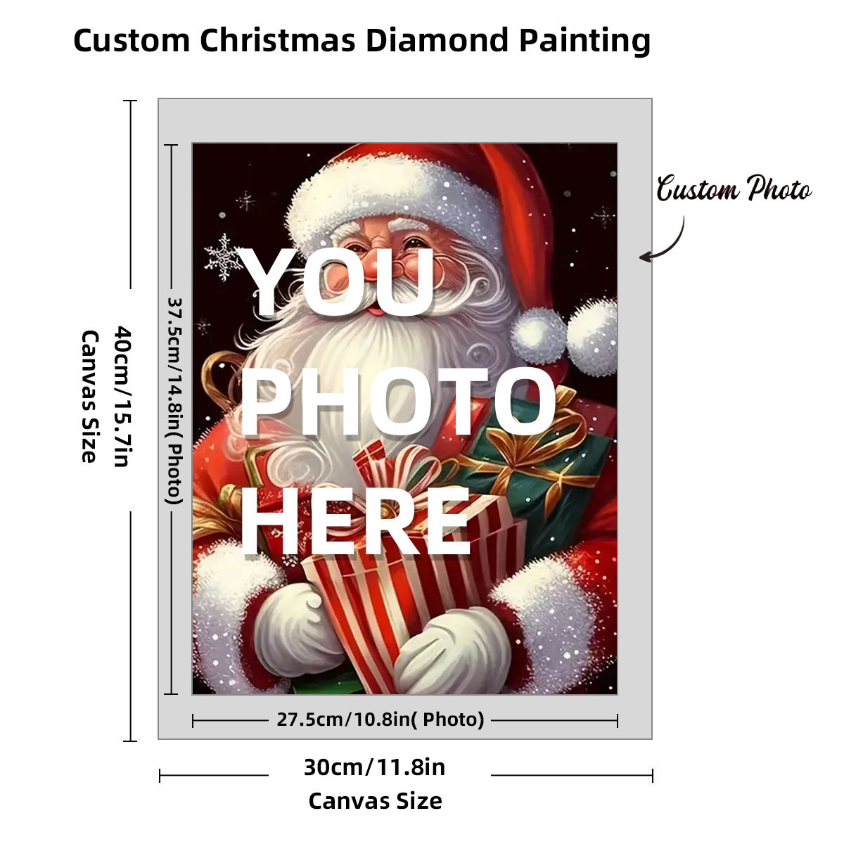 カスタムダイヤモンドペインティング、パーソナライズされた写真 - 5D Diamond Painting Kit Full Drill のレビューと価格