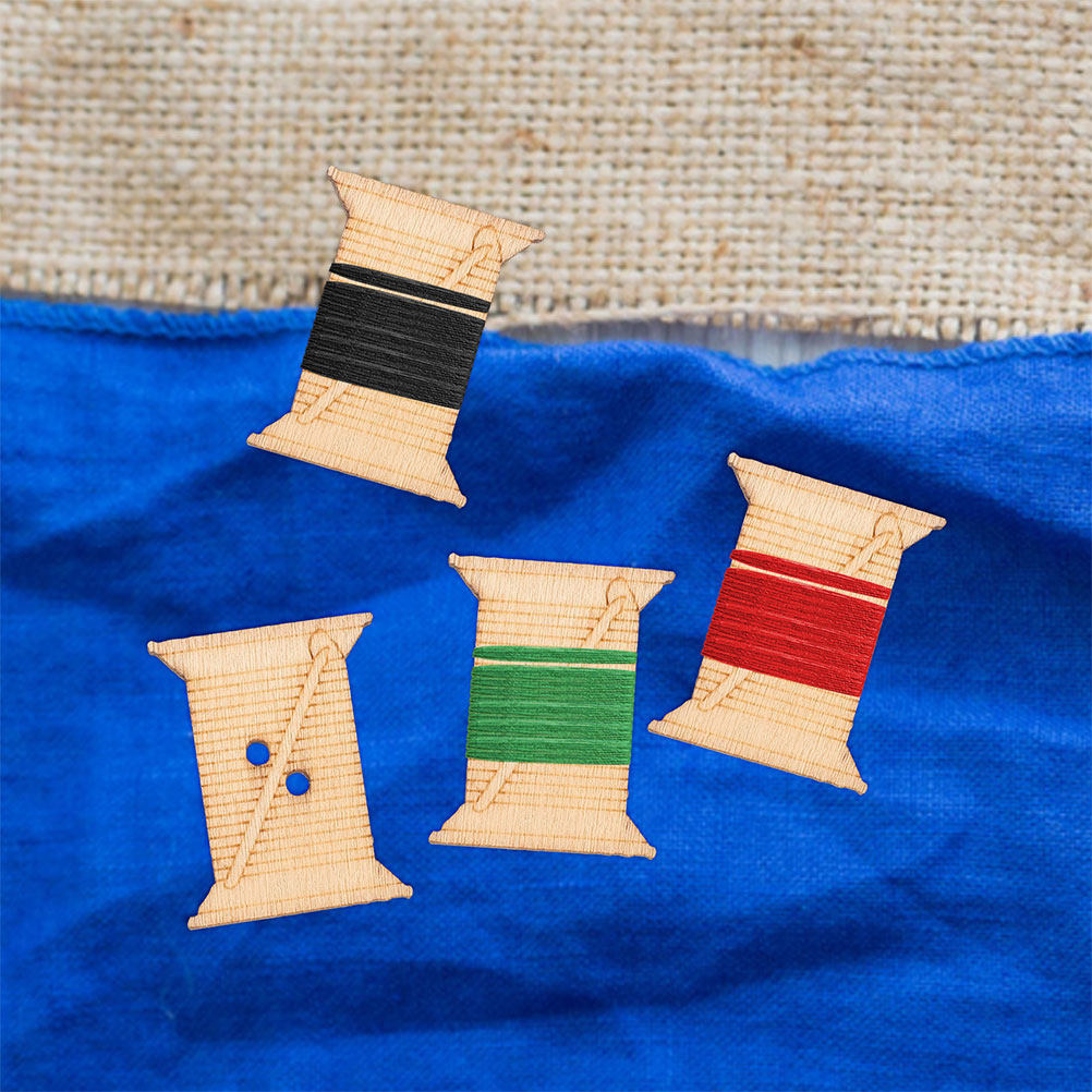 100個入り 木製刺繍糸ボビン 糸巻きカード 天然素朴な巻き - Cotton Embroidery Thread Skeins のレビューと価格