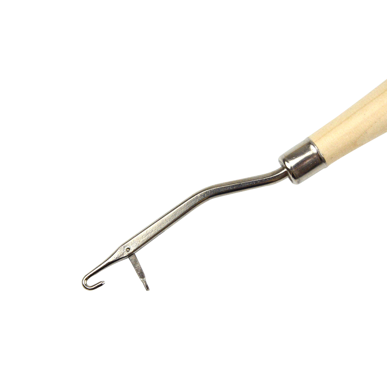 2個入り ラッチクロシェフック針 木製ハンドル付き マット  - Wooden Crochet Hooks Ergonomic Handle のレビューと価格