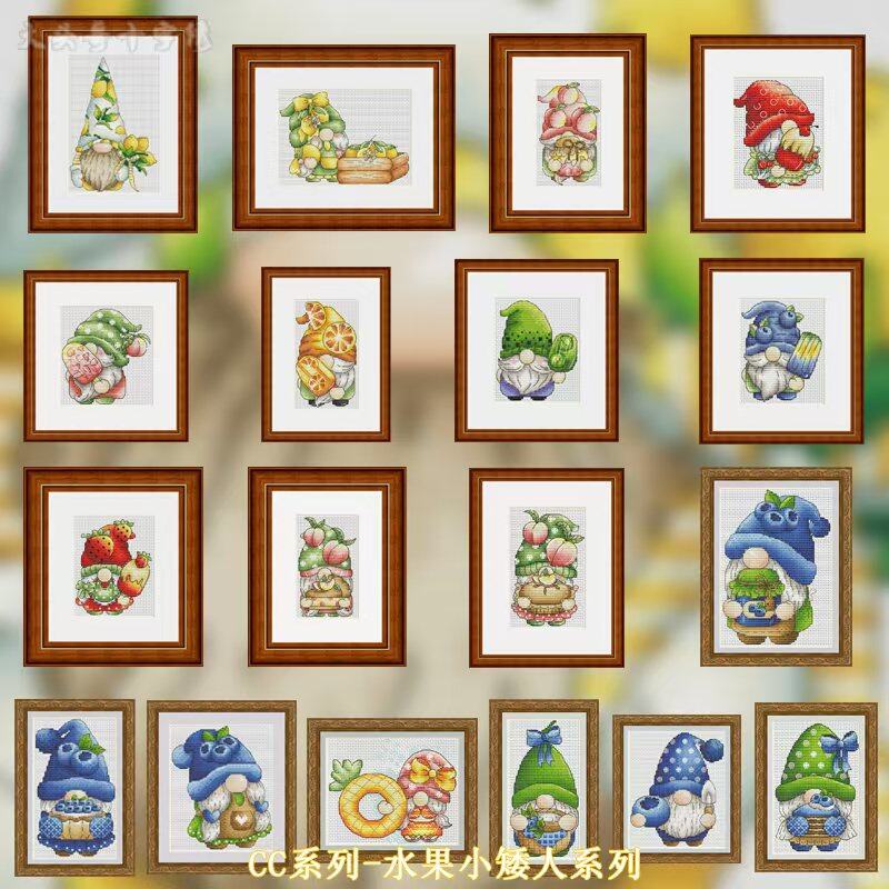 【CCシリーズ - フルーツドワーフシリーズ】初心者向けDI - Cross Stitch Stamped Kits Beginners のレビューと価格