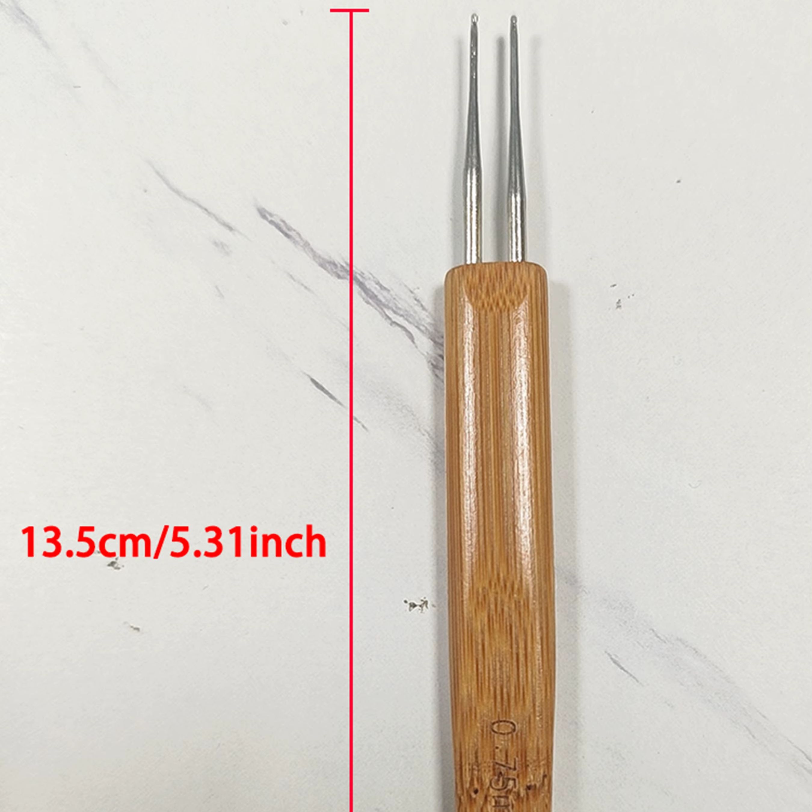 人間工学に基づいた竹製ハンドル付きかぎ針 DIYクラフト縫製 - Wooden Crochet Hooks Ergonomic Handle のレビューと価格