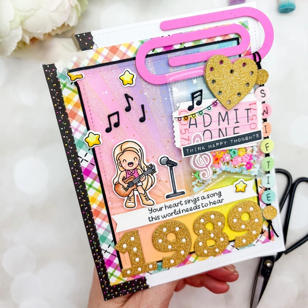 コンサートボーイガールバンドクリアシリコンスタンプ/カッティ - Clear Silicone Stamps For Card Making のレビューと価格