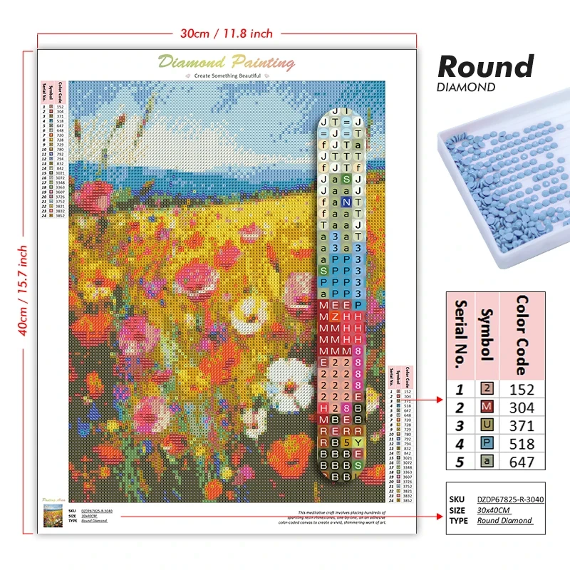 5D DIYダイヤモンドペインティングキット クロード・モネ - 5D Diamond Painting Kit Full Drill のレビューと価格