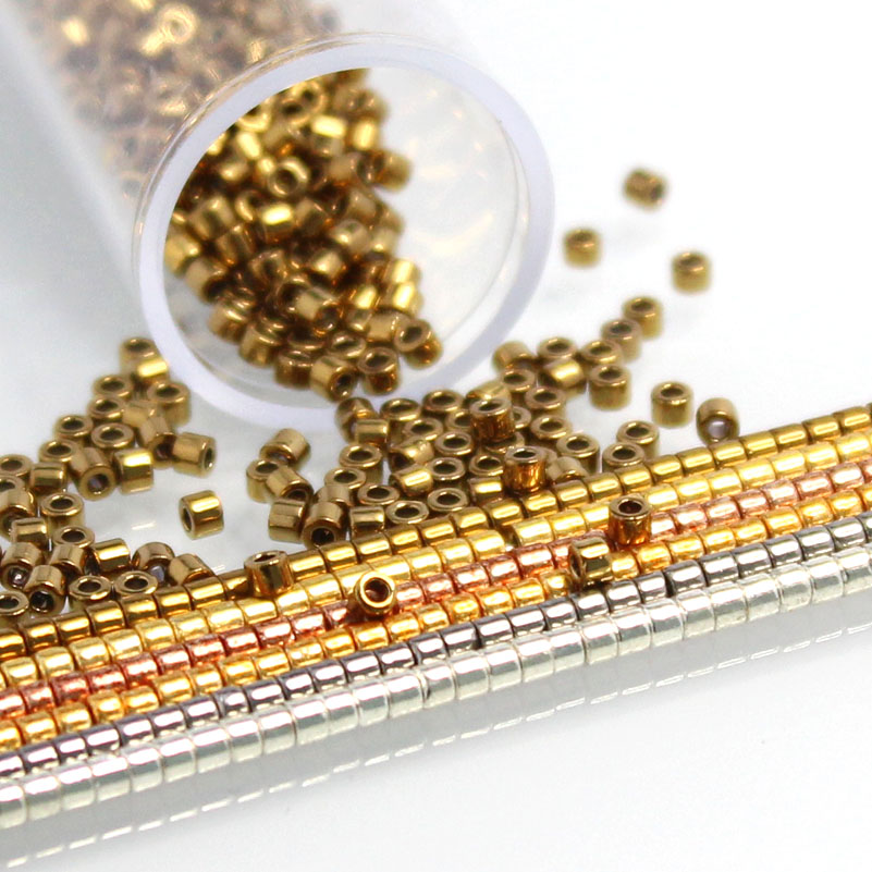 日本 MKU ガラスビーズメタリックカラー 2 ミリメートル - Glass Seed Beads 2Mm Jewelry Making のレビューと価格