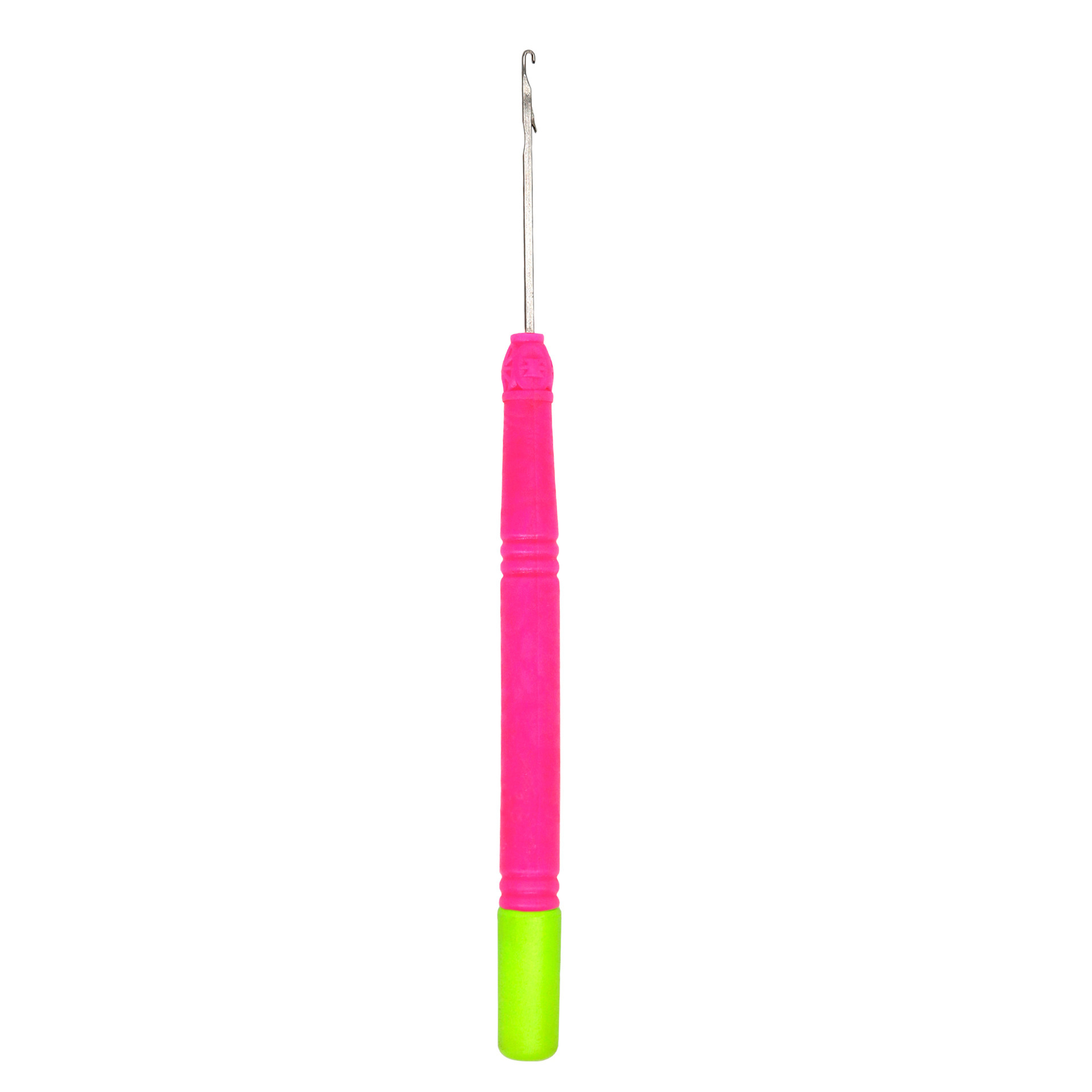 ドレッドヘア編み用かぎ針 ピンクのプラスチックハンドル グリ - Wooden Crochet Hooks Ergonomic Handle のレビューと価格