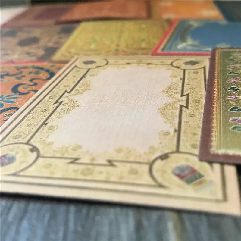 16枚入り ヴィンテージ ボヘミアン カードストック ジャン - Vintage Junk Journal Scrapbooking Paper のレビューと価格