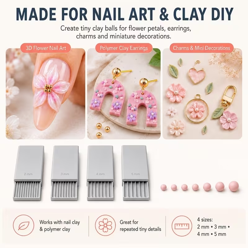 3Dプリントクレイジェルボールメーカーツール、3Dジェルフラ - Beading のレビューと価格