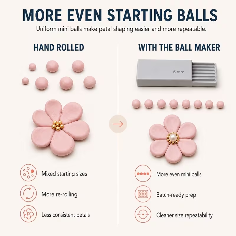 3Dプリントクレイジェルボールメーカーツール、3Dジェルフラ - Beading のレビューと価格