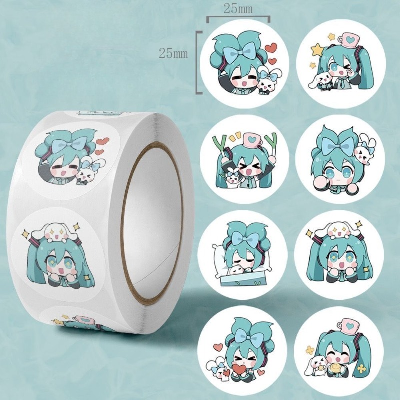 インスタ映えする可愛い初音ミクステッカー、漫画風装飾シール、 - Scrapbooking のレビューと価格