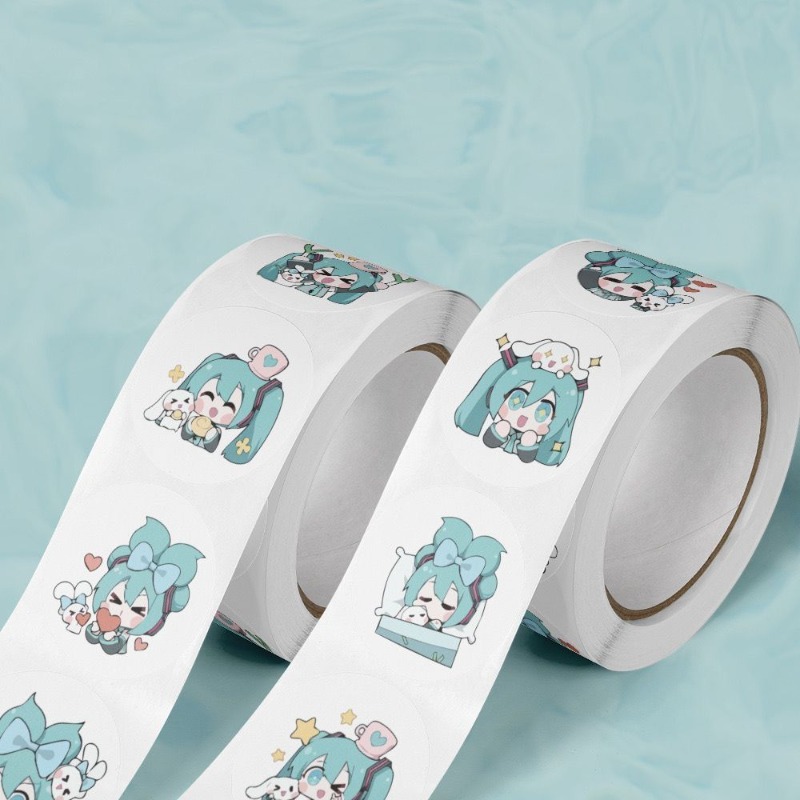 インスタ映えする可愛い初音ミクステッカー、漫画風装飾シール、 - Scrapbooking のレビューと価格