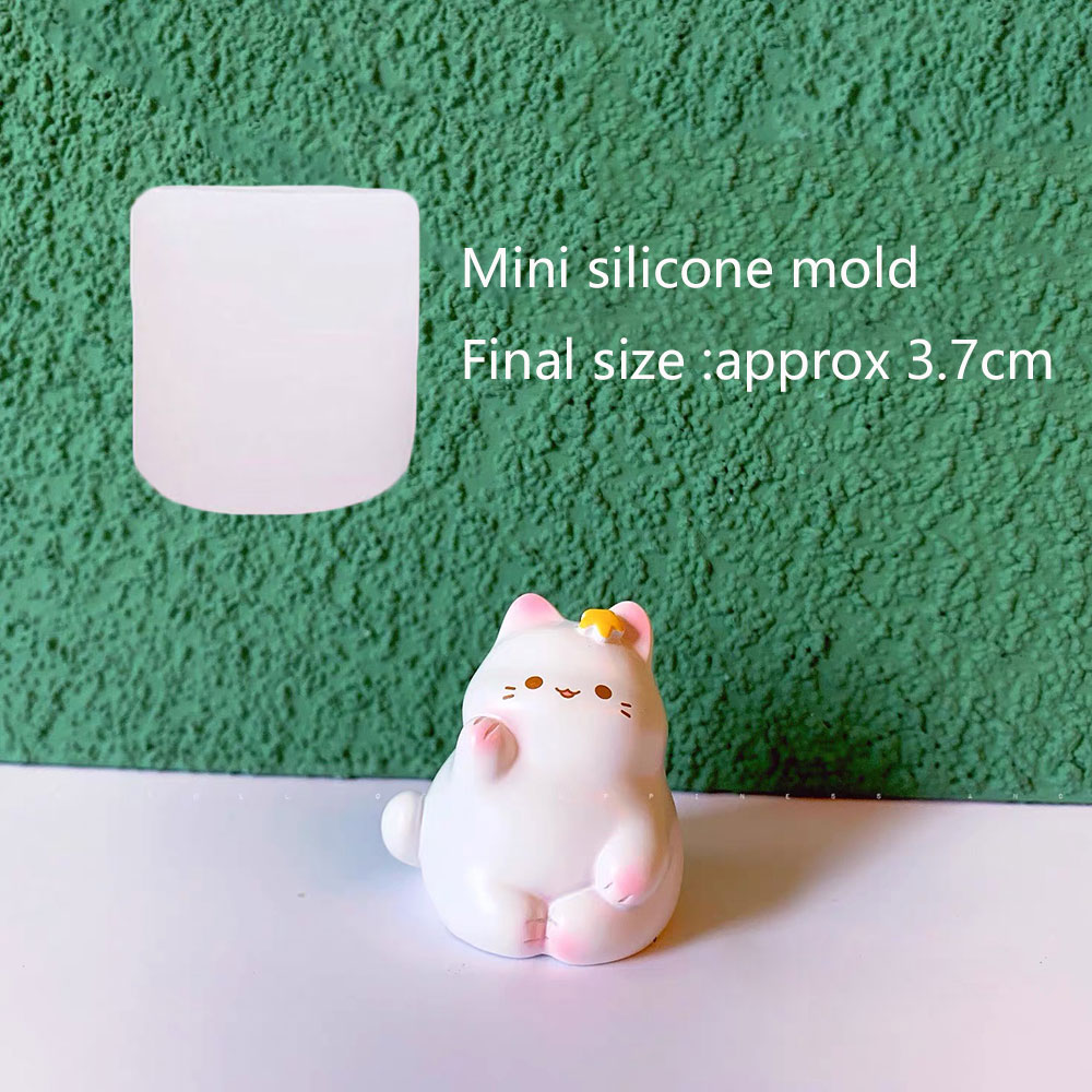 3D 猫シリコンモールドセット石膏キャンドル石鹸エポキシ樹脂 - Silicone Epoxy Resin Molds Set のレビューと価格
