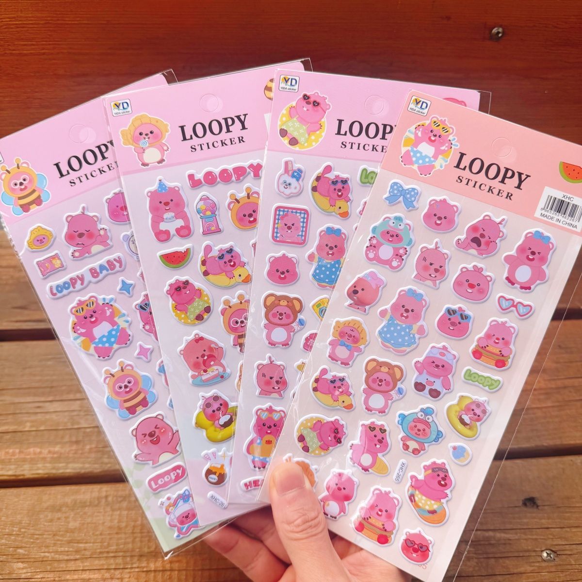 新しいポロロアニメのかわいいループ状3Dフォームステッカー、 - Scrapbooking のレビューと価格