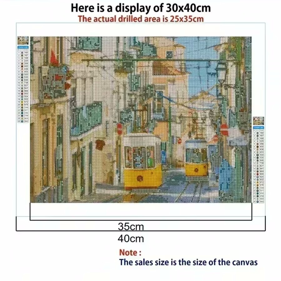 5Dフルラウンドダイヤモンドペインティングキット　漫画風幸せ - 5D Diamond Painting Kit Full Drill のレビューと価格