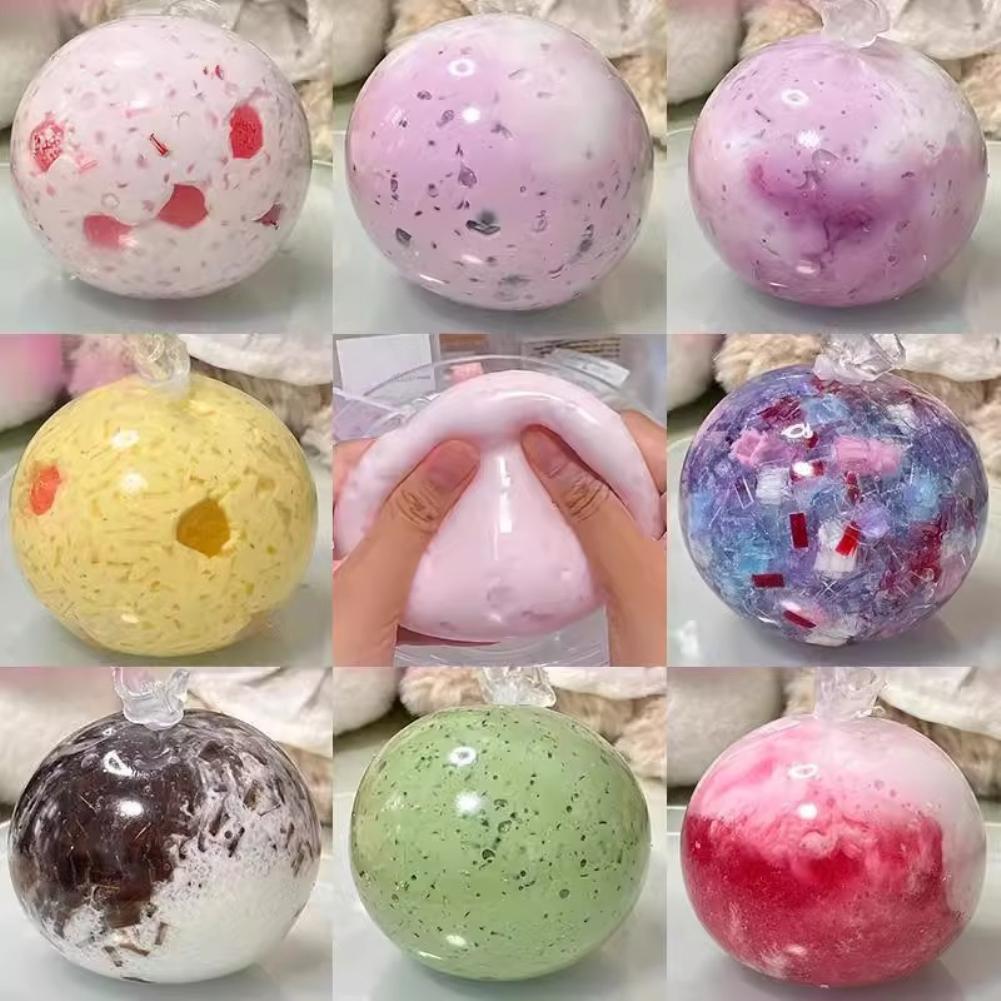真空スクイーズボール ストレス解消DIYキット 無地ボールス - Beading のレビューと価格