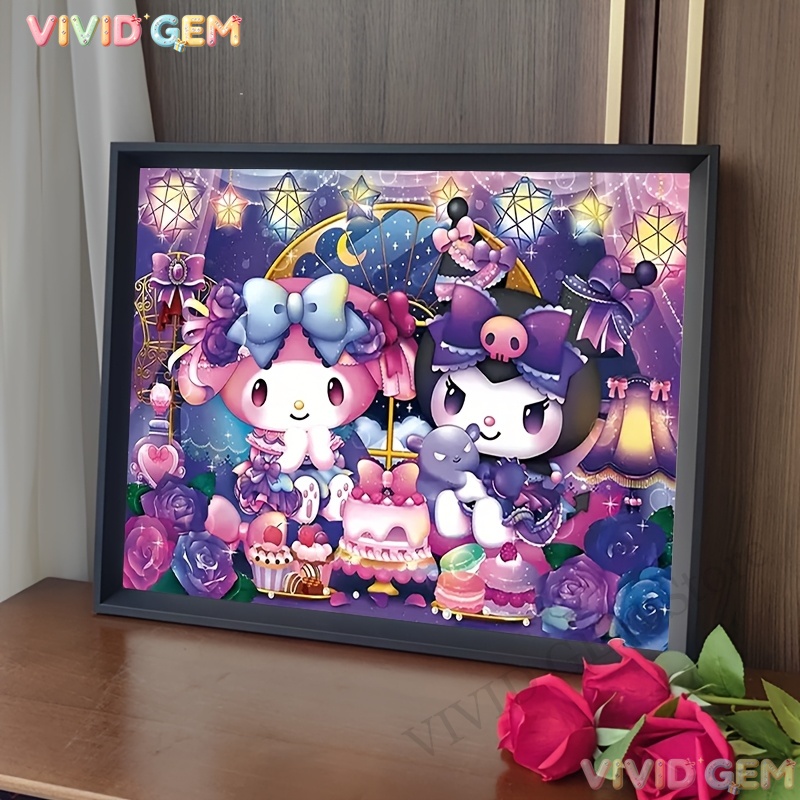VIVID GEM 5D DIYダイヤモンドペインティングキ - 5D Diamond Painting Kit Full Drill のレビューと価格